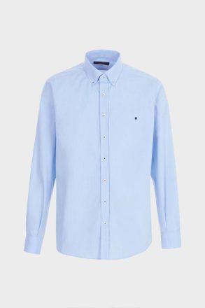 Sky Blue Oxford Shirt Men Purificacion Garci Shirts - Image 5