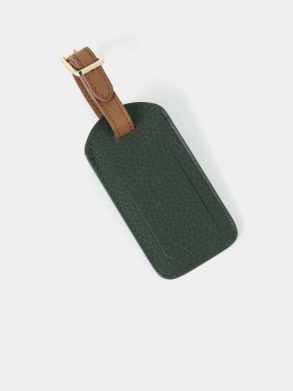 Small Goods Cambridge Satchel Women The Luggage Tag - Ivy Calf Grain & Havana Calf Grain