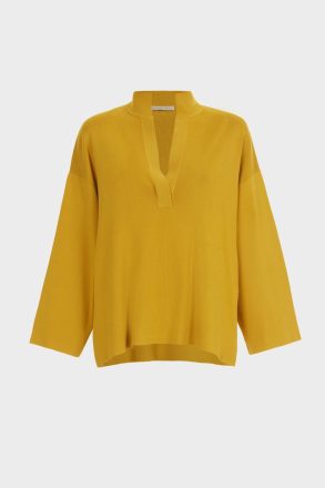 Stretch Knit Oversize Sweater Knitwear Women Purificacion Garci Mimosa - Image 5