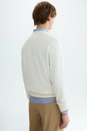 Swimwear Pg Lines Print Sweatshirt Men White/Multicolor Purificacion Garci - Image 3