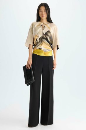 T-Shirts And Tops Print Twill Knit Fitted T-Shirt Black/Multicolor Women Purificacion Garci - Image 4