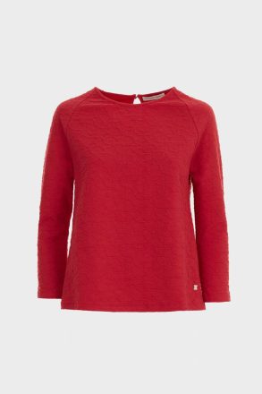 T-Shirts And Tops Red Women Gutenberg Jacquard A-Line T-Shirt Purificacion Garci - Image 5