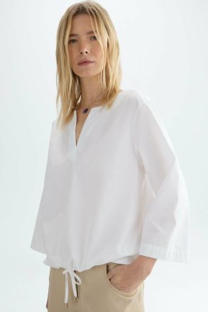 T-Shirts And Tops White Purificacion Garci Women Jersey Poplin A-Line T-Shirt - Image 2