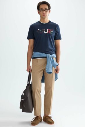 T-Shirts Purificacion Garci Pure Print T-Shirt Men Navy - Image 4
