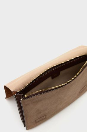 Tan Tándem Flap Shoulder Bag Crossbody Bags Purificacion Garci Women - Image 3