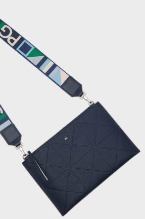 Tándem Crossbody Bag Purificacion Garci Women Atlantic Blue Crossbody Bags - Image 4