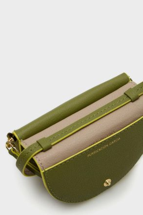 Tandem Mini Bag Light Khaki Green Large Wallets Purificacion Garci Women - Image 2