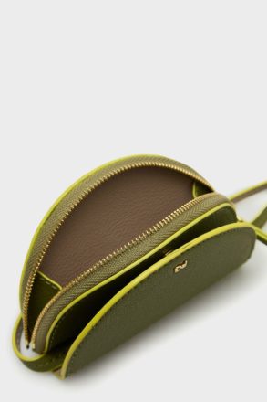 Tandem Mini Bag Light Khaki Green Large Wallets Purificacion Garci Women - Image 3