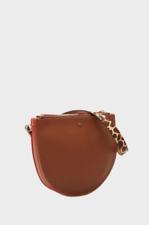 Tandem Shoulder Bag Women Purificacion Garci Toffee Shoulder Bags - Image 2
