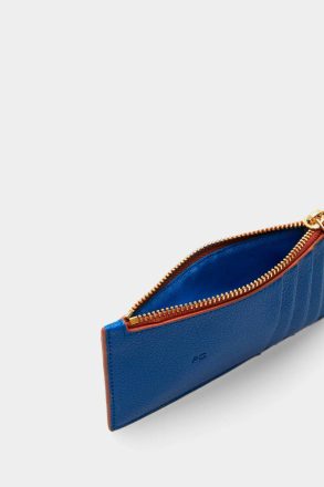 Tandem Zipped Card Holder Purificacion Garci Klein Blue Men Card Holders And Coin Purses - Image 2