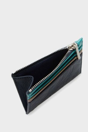 Tandem Zipped Card Holder Women Purificacion Garci Card Holders And Coin Purses Atlantic Blue/Turquoise Blue - Image 2