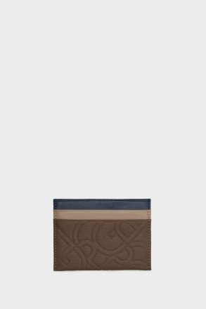 Taupe Card Holders And Coin Purses Tandem Leather Card Holder Purificacion Garci Women - Image 3
