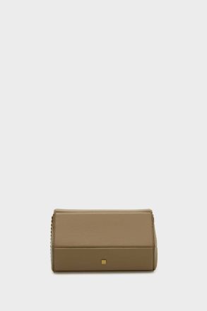 Taupe Crossbody Bags Purificacion Garci Women Origami Crossbody Bag - Image 4