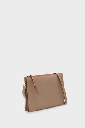 Taupe Crossbody Bags Women Purificacion Garci Tándem Crossbody Bag - Image 2