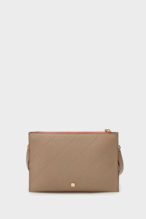 Taupe Crossbody Bags Women Purificacion Garci Tándem Crossbody Bag - Image 5