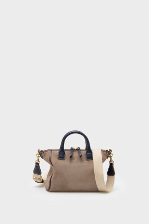 Taupe Women Crossbody Bags Algo Prestado Handbag Purificacion Garci