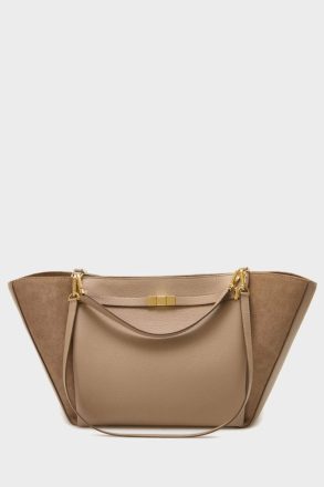 Taupe Women Purificacion Garci La Gran Manzana Shoulder Bag Shoulder Bags - Image 2