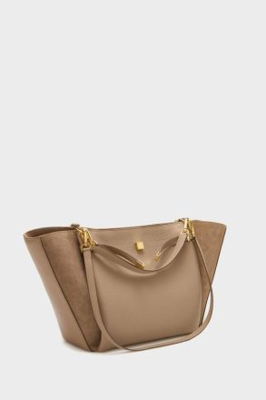 Taupe Women Purificacion Garci La Gran Manzana Shoulder Bag Shoulder Bags - Image 3