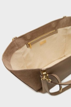 Taupe Women Purificacion Garci La Gran Manzana Shoulder Bag Shoulder Bags - Image 4