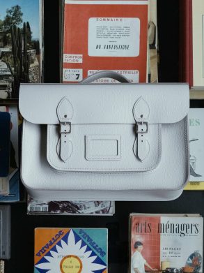 The 15 Inch Batchel - Moon Grey Celtic Grain Cambridge Satchel Women Satchels - Image 2