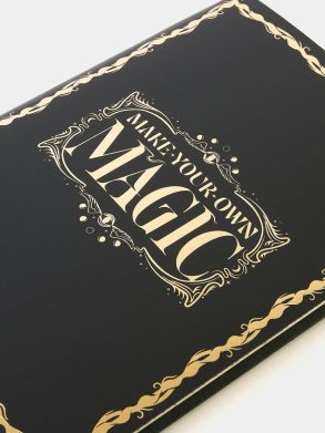The A5 Notebook - Black With Gold Foiling Cambridge Satchel Crossbody Women - Image 3