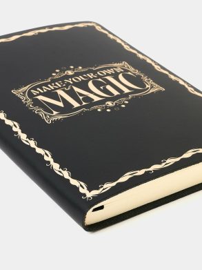 The A5 Notebook - Black With Gold Foiling Cambridge Satchel Crossbody Women - Image 4