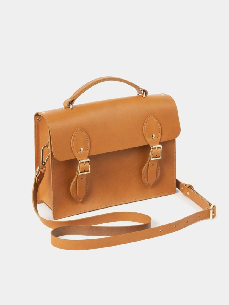 The Artisan - Ochre Cambridge Satchel Women Satchels - Image 3