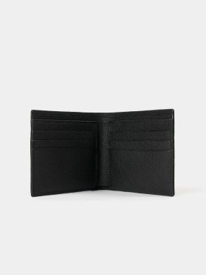 The Billfold Wallet - Black Madras Grain Cambridge Satchel Women Crossbody - Image 3
