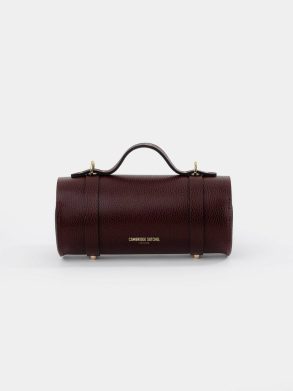 The Bowls Bag - Oxblood Celtic Grain Women Crossbody Cambridge Satchel - Image 3