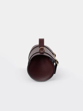 The Bowls Bag - Oxblood Celtic Grain Women Crossbody Cambridge Satchel - Image 4