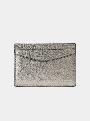 The Card Case - Steel Madras Grain Crossbody Women Cambridge Satchel - Image 2