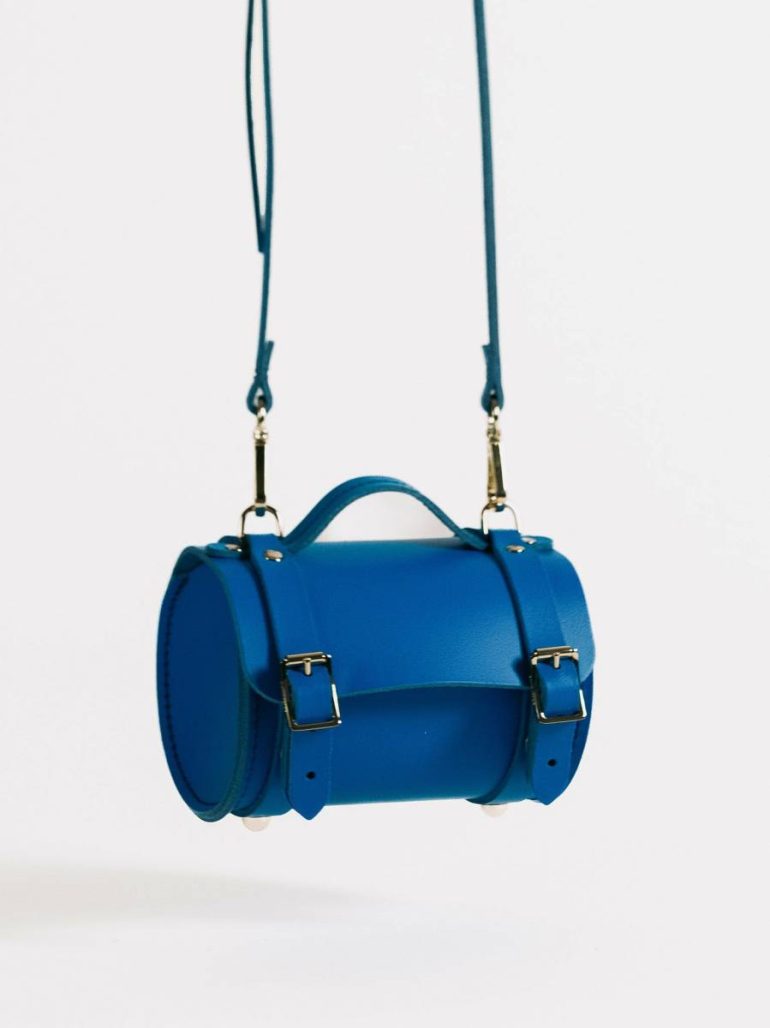 The Micro Bowls Bag - Azurite Cambridge Satchel Women Crossbody - Image 2
