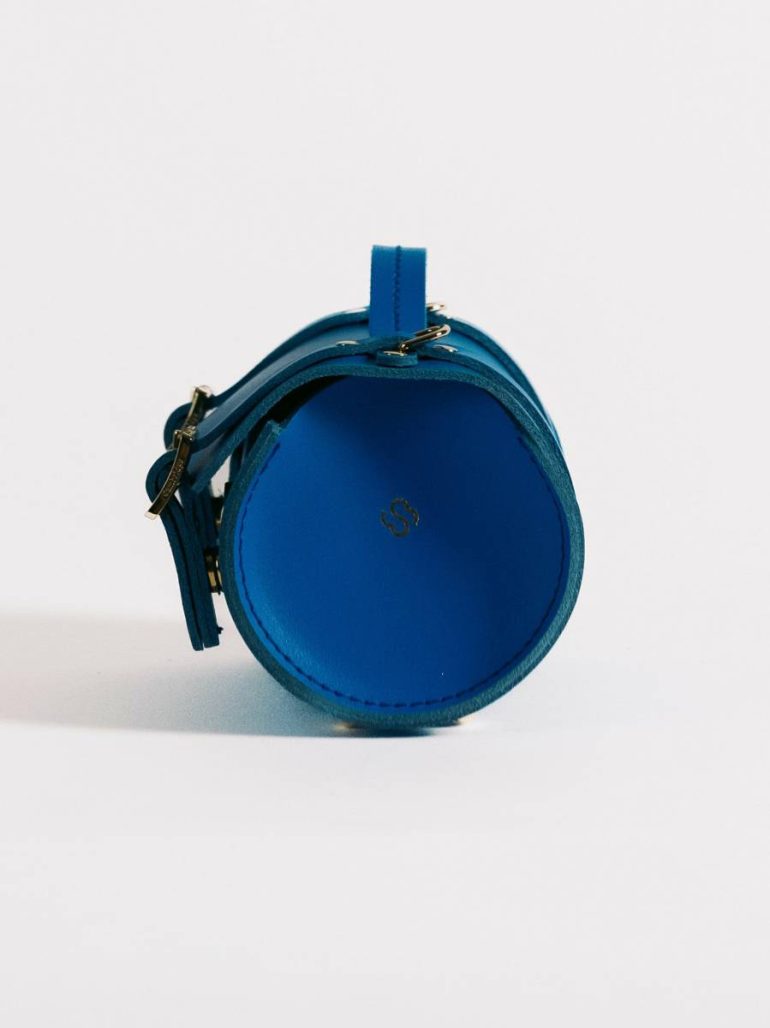 The Micro Bowls Bag - Azurite Cambridge Satchel Women Crossbody - Image 3