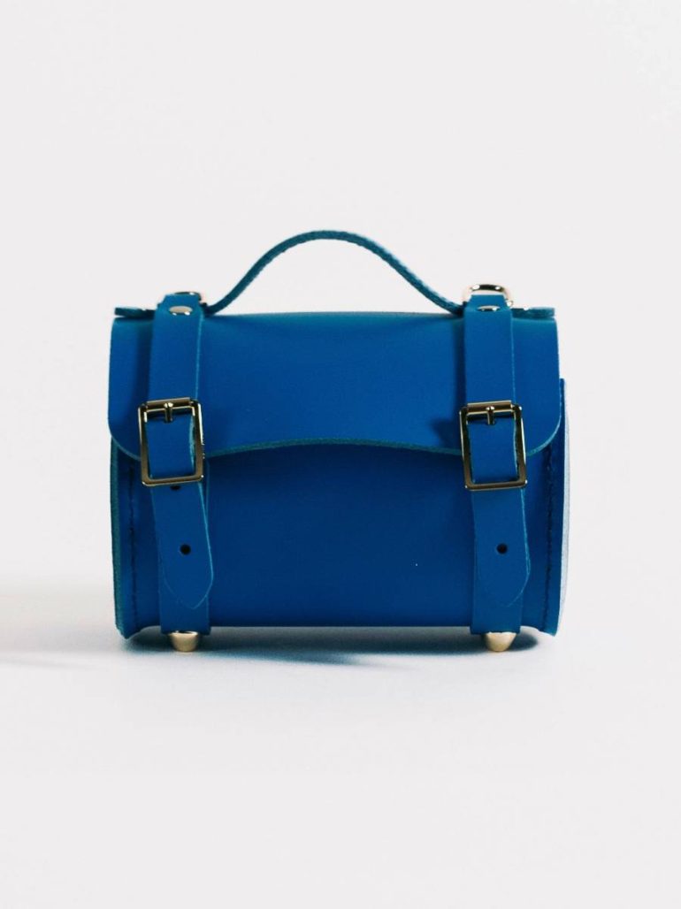 The Micro Bowls Bag - Azurite Cambridge Satchel Women Crossbody