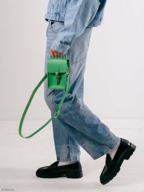 The Mini Binocular Bag - Wicked Green Crossbody Cambridge Satchel Women - Image 2