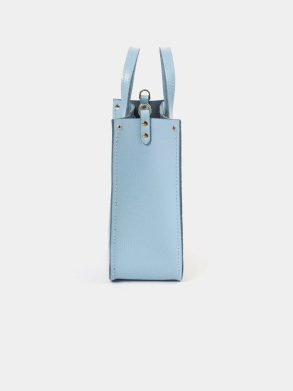 The Mini Tote - Delphinium With A Wheatfield Cambridge Satchel Women Tote Bags - Image 4