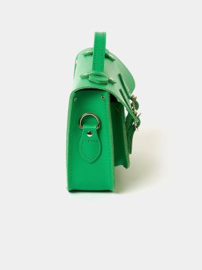 The Mini - Wicked Green With Wicked Green Metallic Calf Cambridge Satchel Satchels Women - Image 5