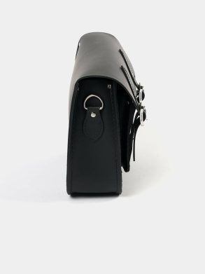 The Satchel Shoulder Bag - Black Satchels Women Cambridge Satchel - Image 4