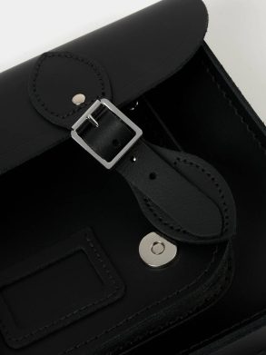 The Satchel Shoulder Bag - Black Satchels Women Cambridge Satchel - Image 5