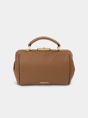 The Sophie -Havana Brown Calf Grain Handbags Cambridge Satchel Women - Image 4