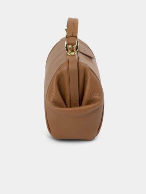 The Sophie -Havana Brown Calf Grain Handbags Cambridge Satchel Women - Image 5