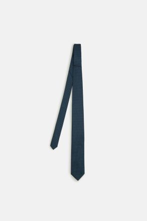 Ties Purificacion Garci Green/Blue/White Polka Dots Geometric Motives Silk Tie Men - Image 2
