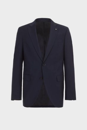 Tropical Wool Classic Fit Suit Jacket Purificacion Garci Men Suits And Blazers Navy - Image 5