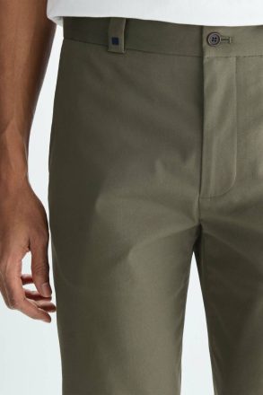 Trousers Khaki Men Cotton Twill Regular Fit Chino Trousers Purificacion Garci - Image 2