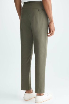 Trousers Khaki Men Cotton Twill Regular Fit Chino Trousers Purificacion Garci - Image 3