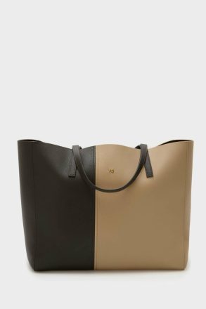 Twin Shoulder Bag Women Purificacion Garci Two-Tone Shoulder Bags