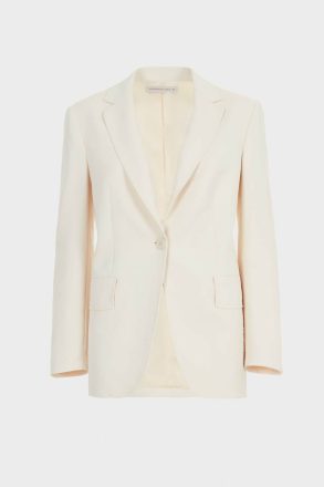 Vanilla Jackets Crepe Straight-Fit Blazer Women Purificacion Garci - Image 5