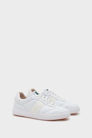 White Cinta Pg Leather Sneakers Sneakers Purificacion Garci Men - Image 2