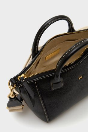 Women Algo Prestado Handbag Black Purificacion Garci Crossbody Bags - Image 3