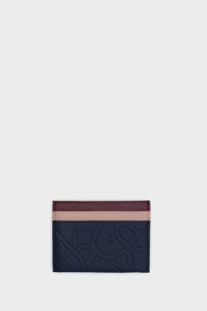 Women Atlantic Blue Purificacion Garci Gutenberg Card Holder Card Holders And Coin Purses